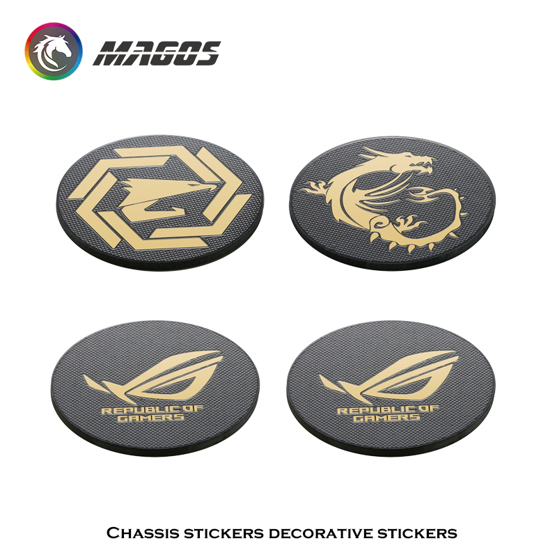 Pc Gaming Aesthetic - Computer Case Fan Metal Sticker ROG