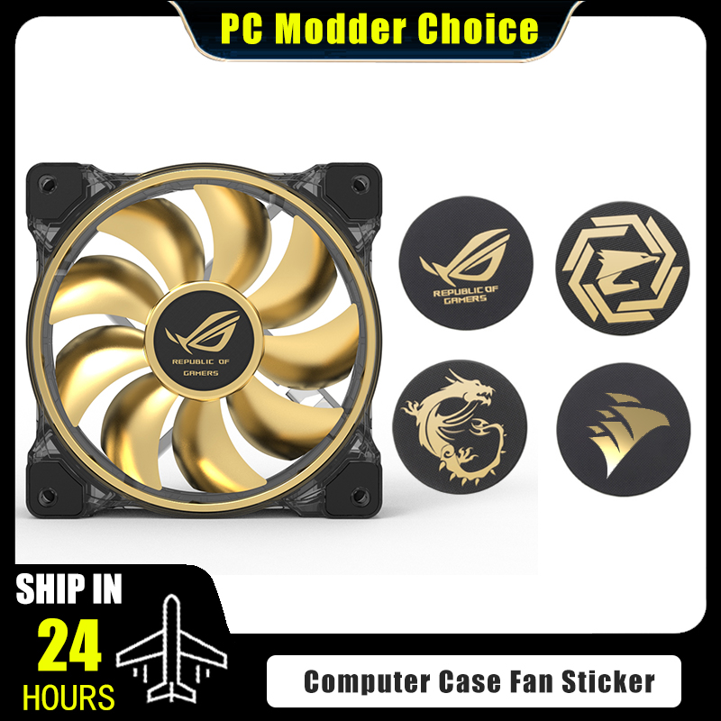 Pc Gaming Aesthetic - Computer Case Fan Logo Sticker, ROG