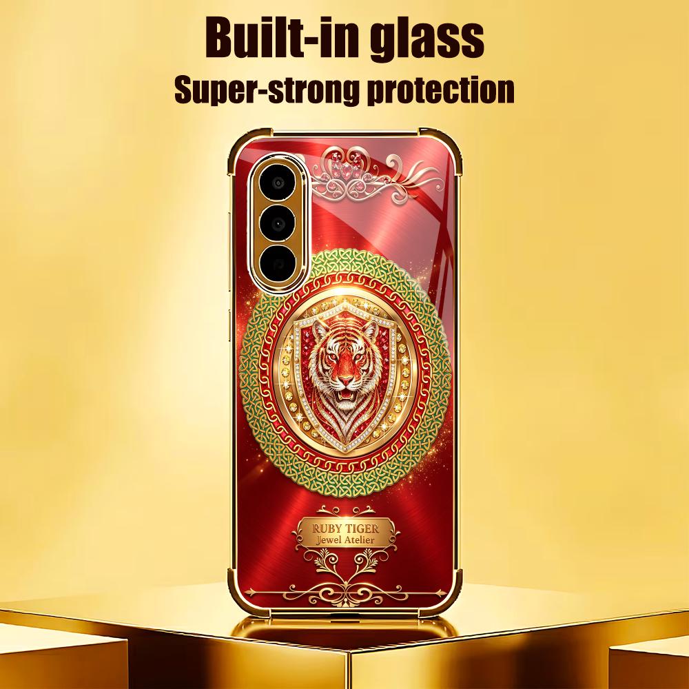 Tiger Head Classic Red Pattern - огляд і ціна Pc Case Tempered Glass