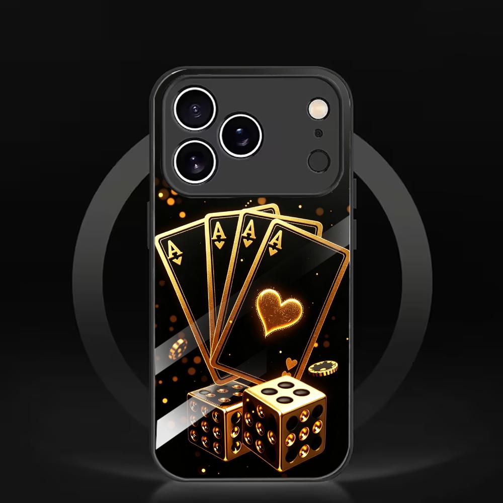 Golden playing card dice Tempe - огляд і ціна Pc Case Tempered Glass