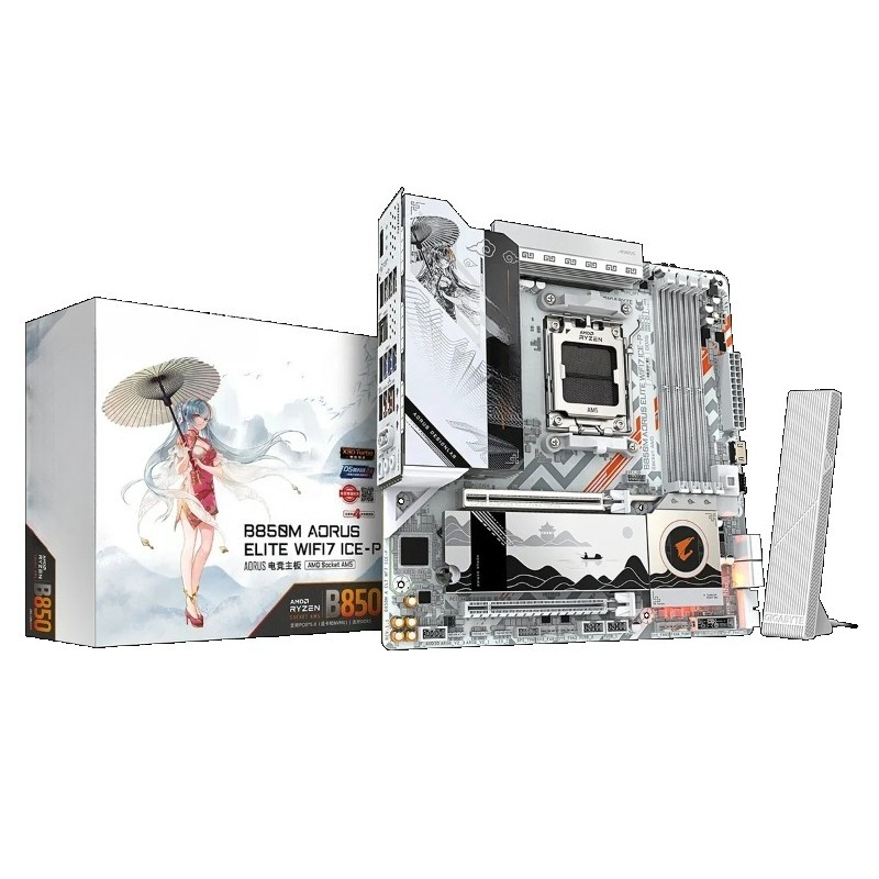 B850M AORUS ELITE WIFI7 ICE-P  - огляд і ціна Pc Gaming X3D