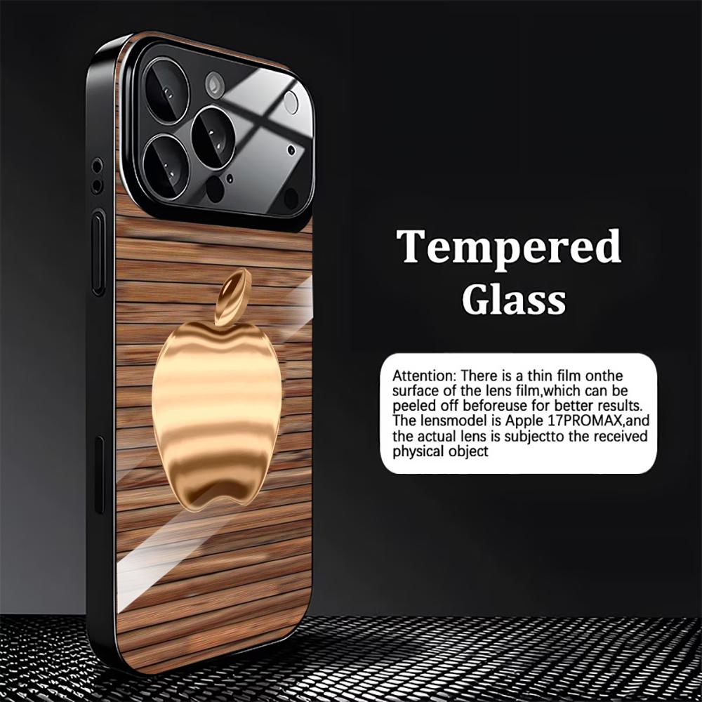 Creative wood grain gold Tempe - огляд і ціна Pc Case Tempered Glass