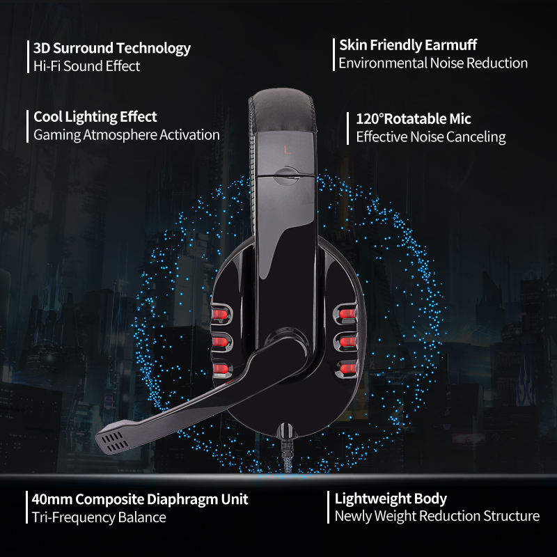 722 Gaming Headset, suitable f - огляд і ціна Pc Gaming Online