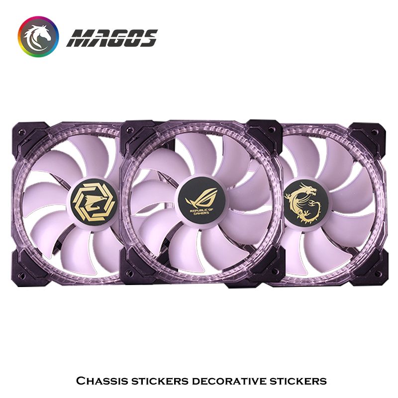 Computer Case Fan Metal Sticke - огляд і ціна Pc Gaming Aesthetic