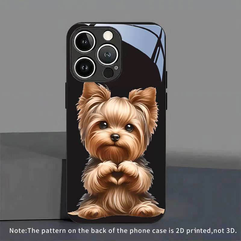 Heartbeat Yorkshire Terrier pa - огляд і ціна Pc Case Tempered Glass