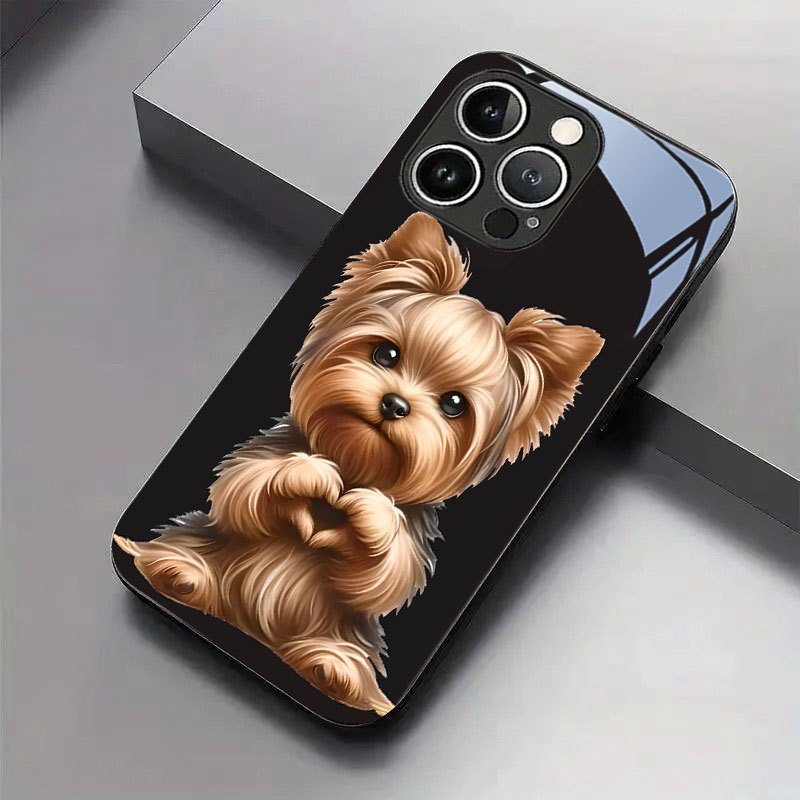 Heartbeat Yorkshire Terrier pa - огляд і ціна Pc Case Tempered Glass