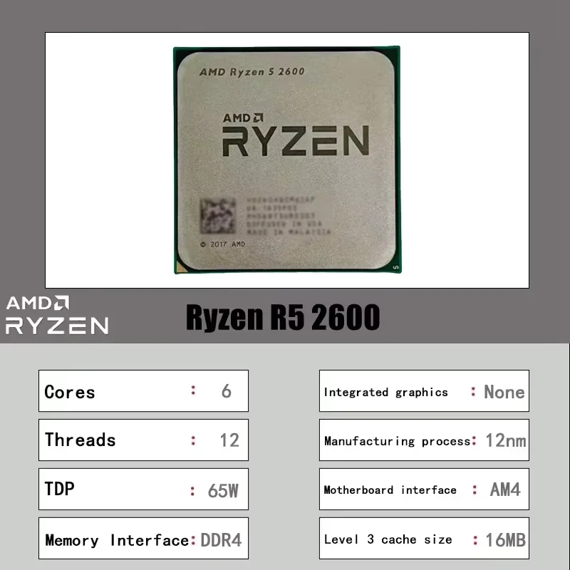 AMD Ryzen 5 2600 Entry Level D - огляд і ціна Pc Gaming Entry Level