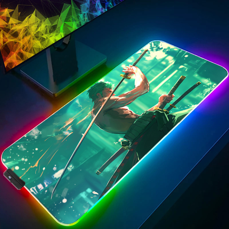 ONE PIECE Zoro Mouse Pad RGB G - огляд і ціна Pc Gaming Keyboards