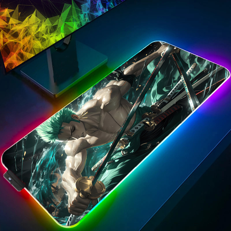 ONE PIECE Zoro Mouse Pad RGB G - огляд і ціна Pc Gaming Keyboards