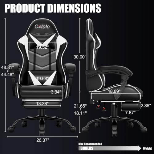 Gaming Chair with Footrest Rac - огляд і ціна Gaming Chair