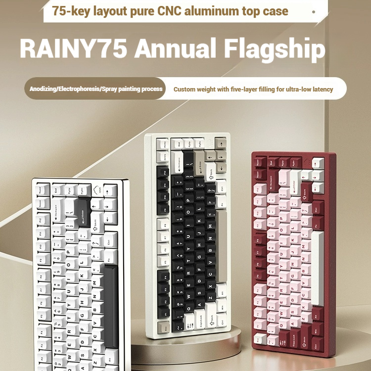 Wireless Bluetooth RAINY75 Cus - огляд і ціна Pc Gaming Keyboards