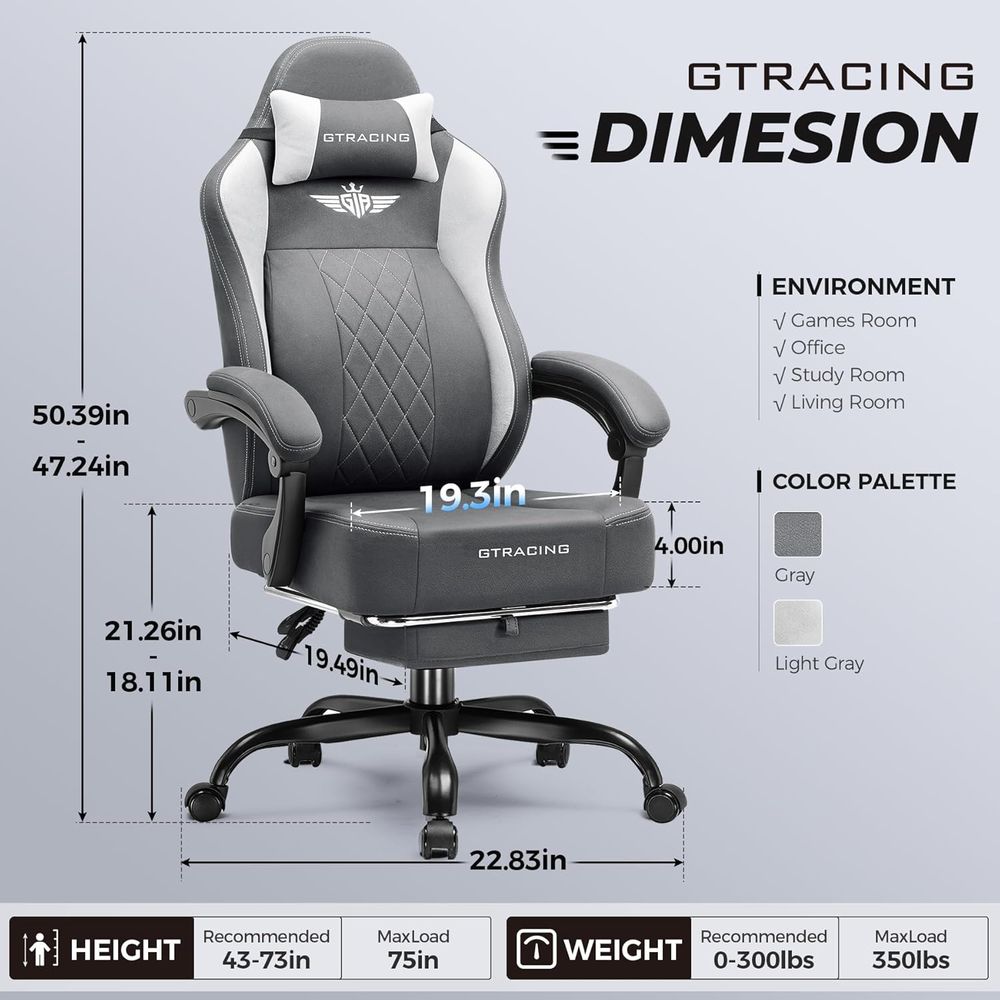 Ergonomic High-Back Gaming Cha - огляд і ціна Gaming Chair