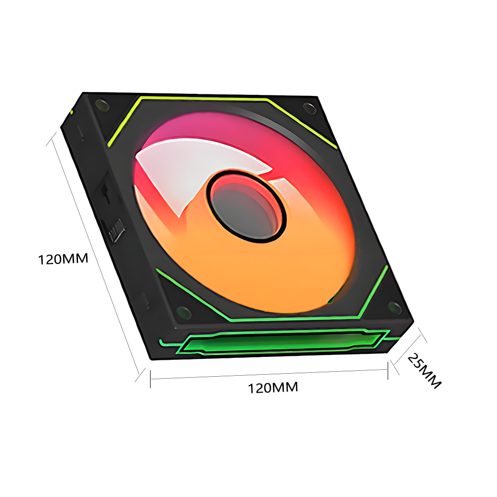 PC Case Fan 120mm ARGB Mirror  - огляд і ціна Pc Water Cooling