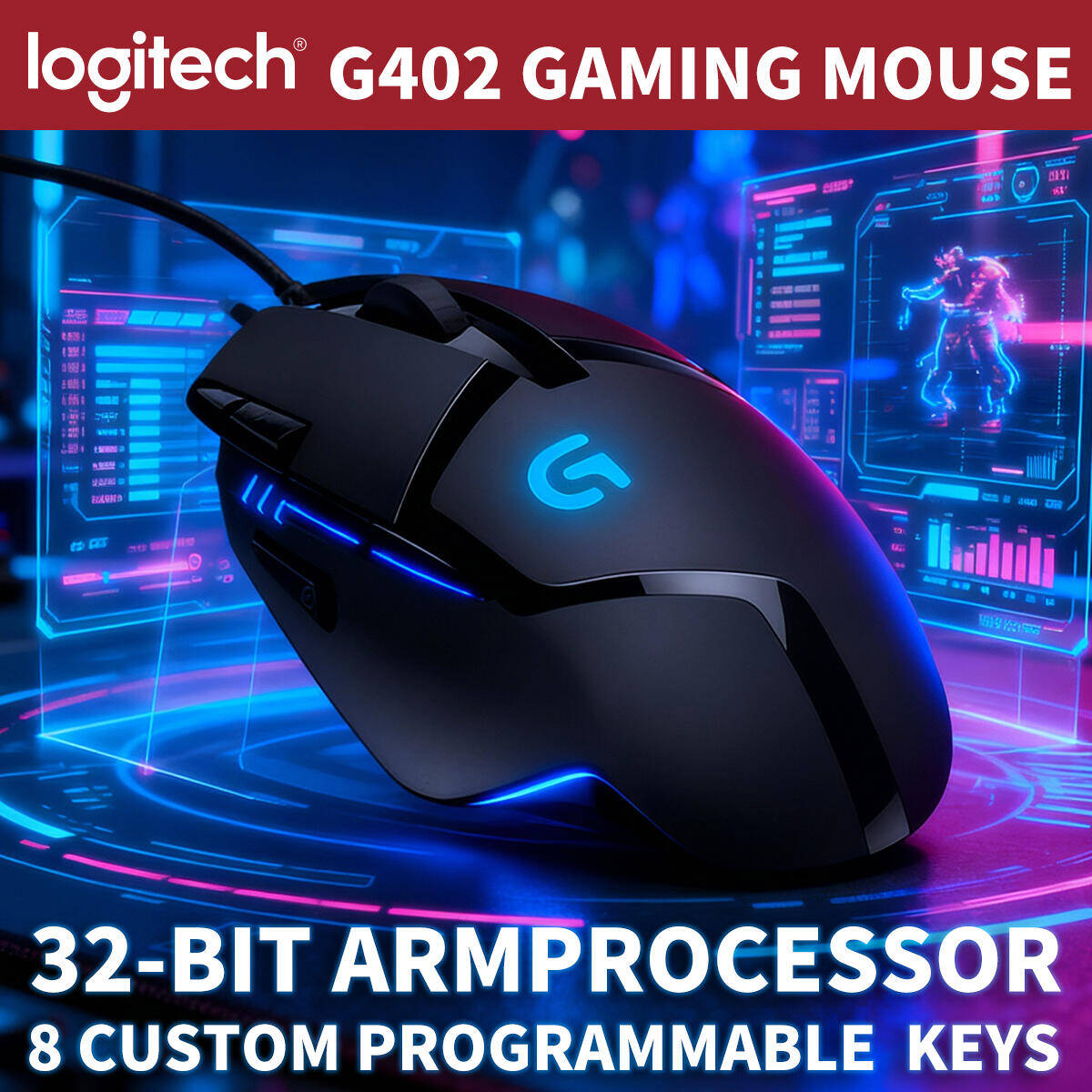 Logitech G402 Hyperion Fury Ga - огляд і ціна Pc Gaming Entry Level