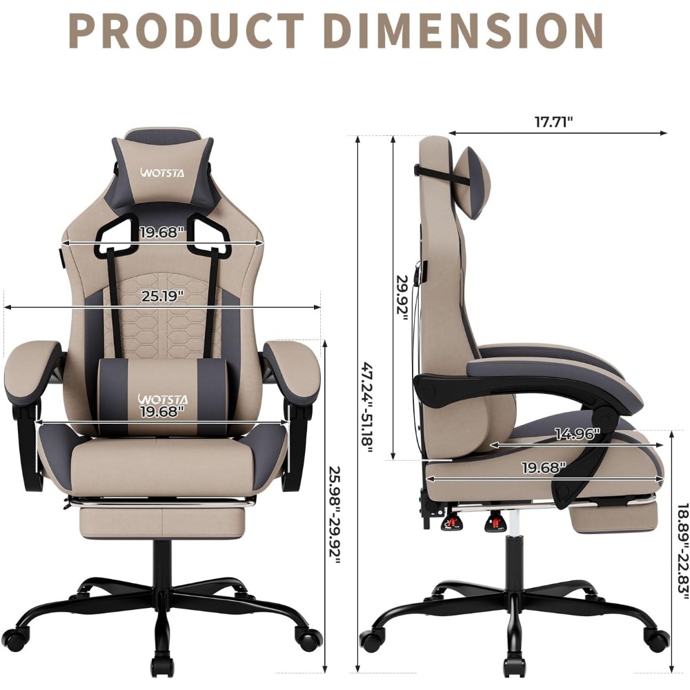 Ergonomic Gaming Chair with Ma - огляд і ціна Gaming Chair