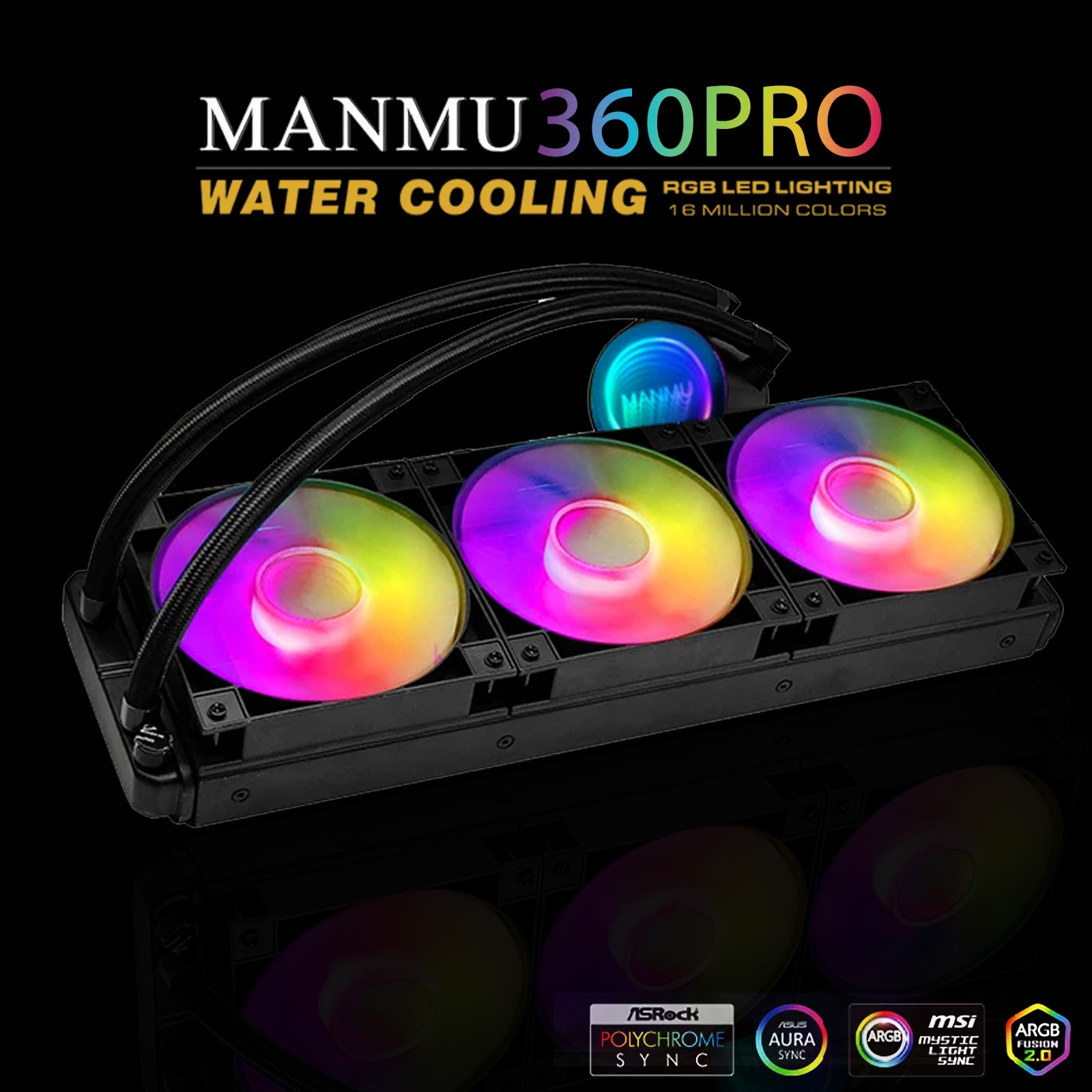 MANMU 360mm Cpu Water Cooler A - огляд і ціна Pc Water Cooling