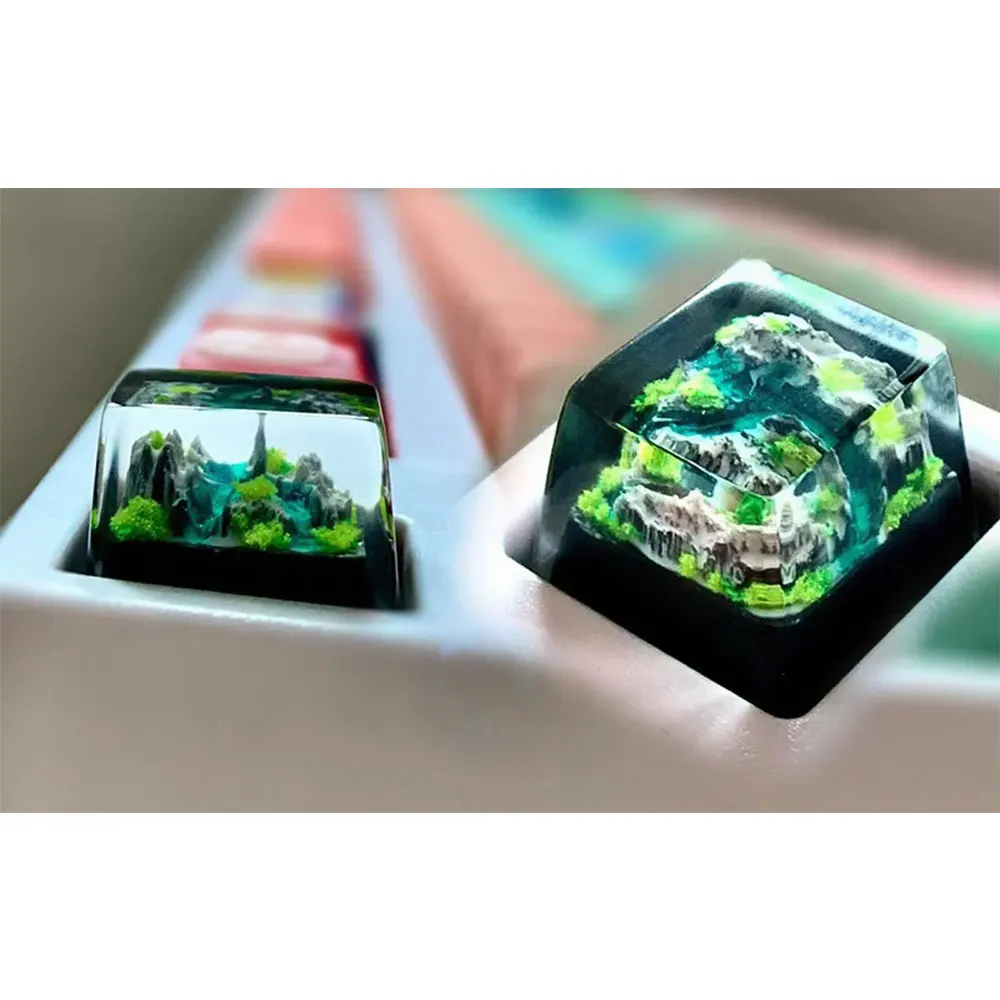 Mountain and Sea Keycaps Artis - огляд і ціна Pc Gaming Aesthetic
