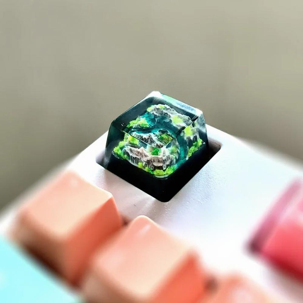 Mountain and Sea Keycaps Artis - огляд і ціна Pc Gaming Aesthetic