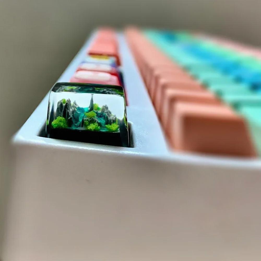 Mountain and Sea Keycaps Artis - огляд і ціна Pc Gaming Aesthetic