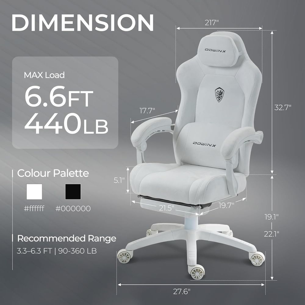 Ergonomic High-Back Suede Gami - огляд і ціна Gaming Chair