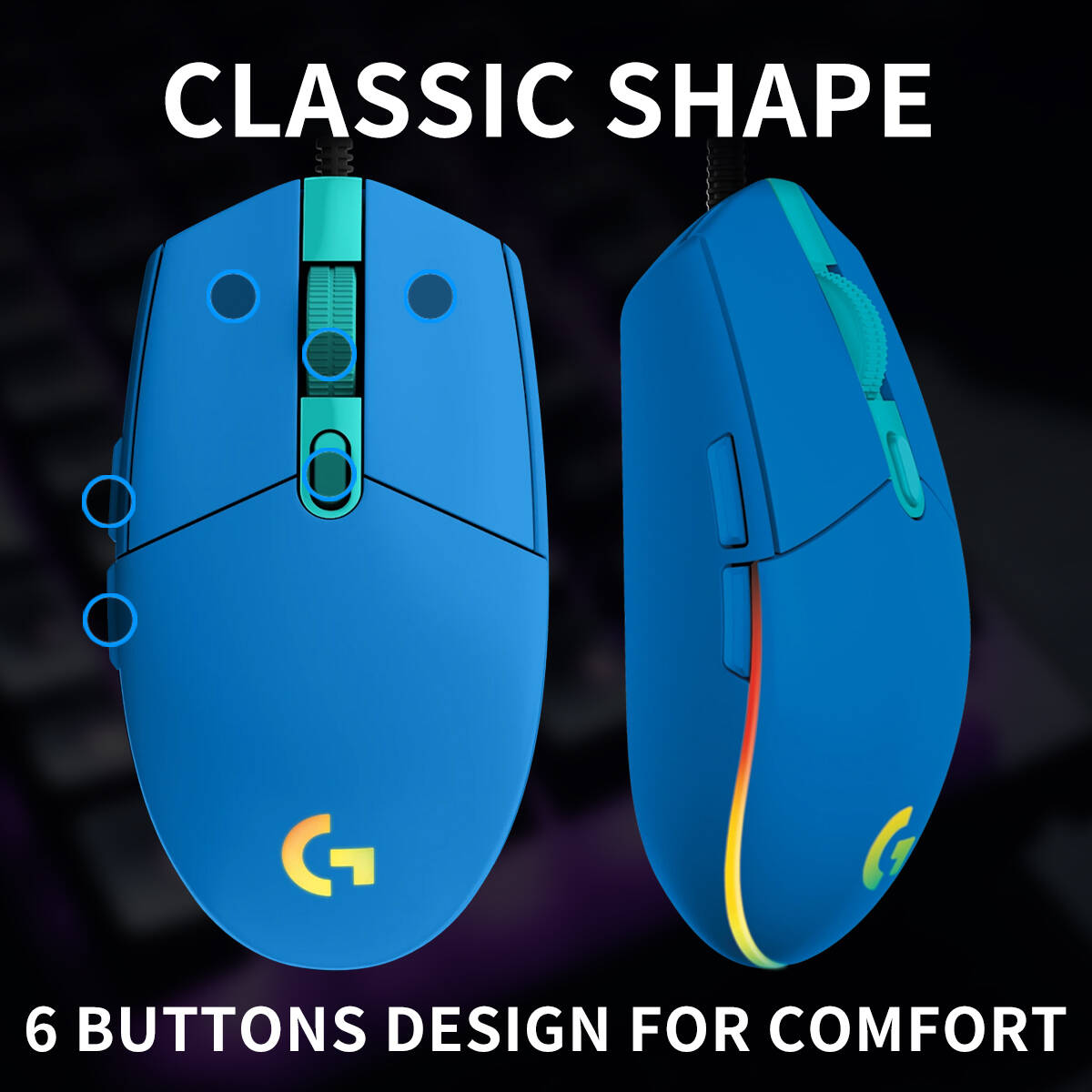 Logitech G203 Wired Gaming Mou - огляд і ціна Pc Gaming Entry Level