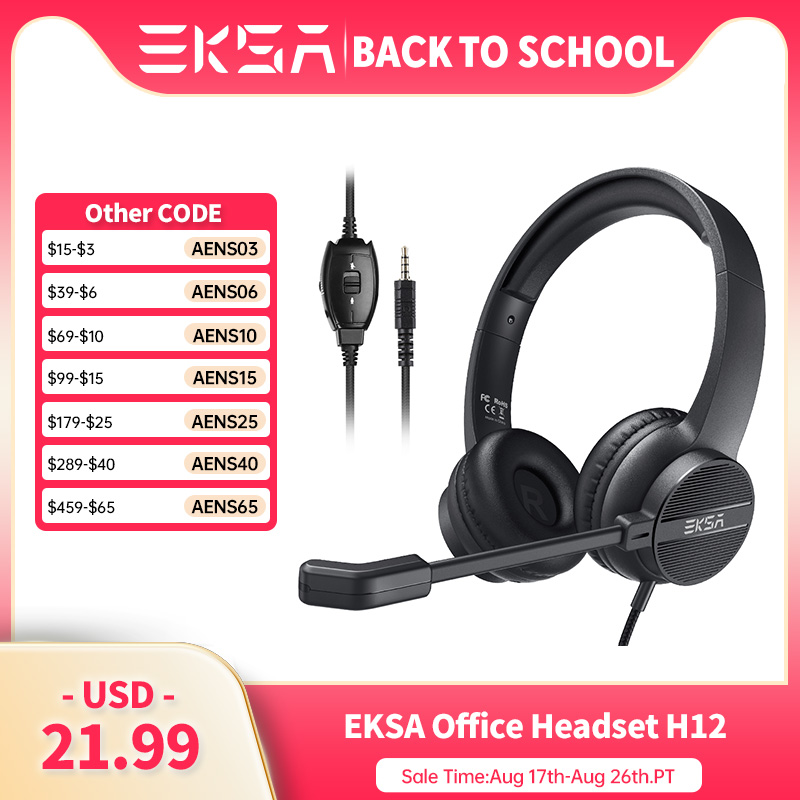 EKSA H12 Wired Headphones with - огляд і ціна Pc Gaming Online