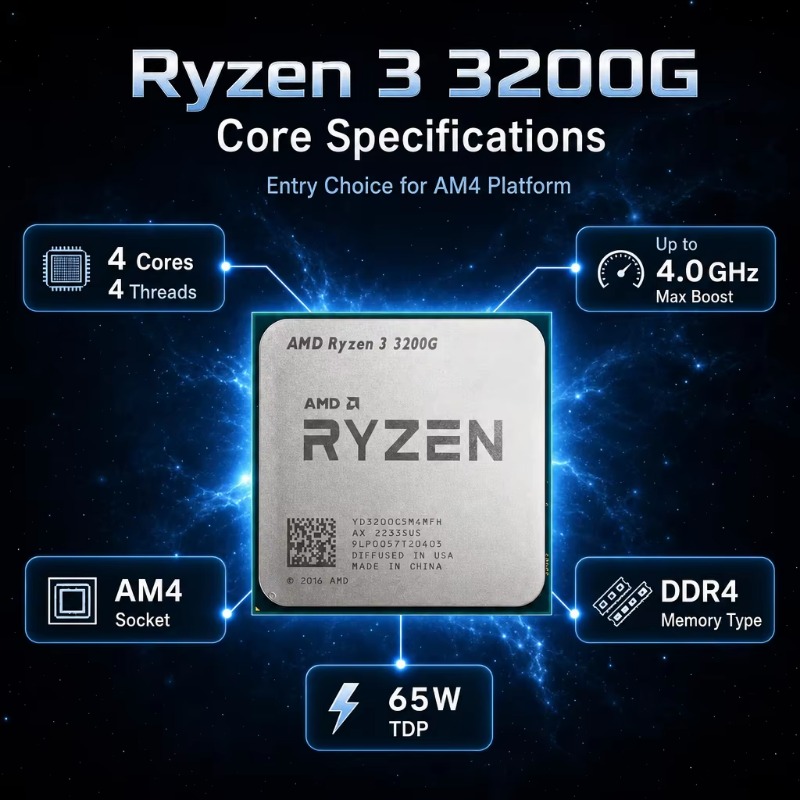 Entry Level Desktop APU 4 Core - огляд і ціна Pc Gaming Entry Level